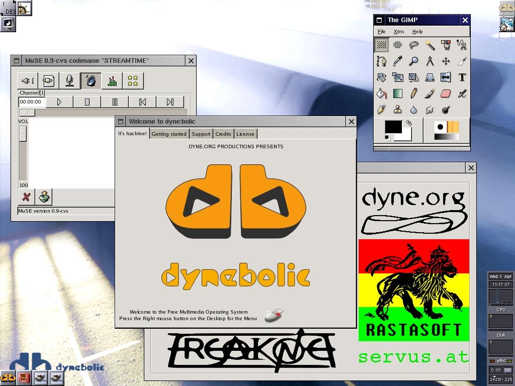 dynebolic v2 screenshot